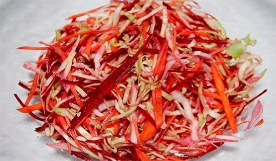 салат щетка